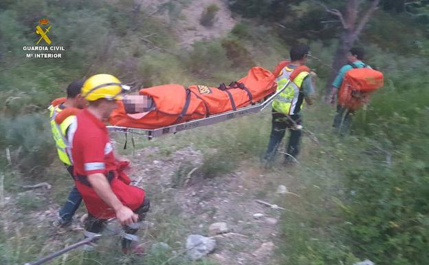 Rescanta a una senderista holandesa que se lesionó un tobillo en Llánaves de la Reina