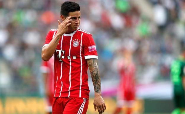 James debuta con el Bayern