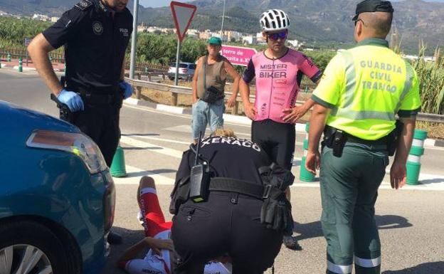 Ángel Vicioso y Jesús Gomar, atropellados por un coche en Xeraco