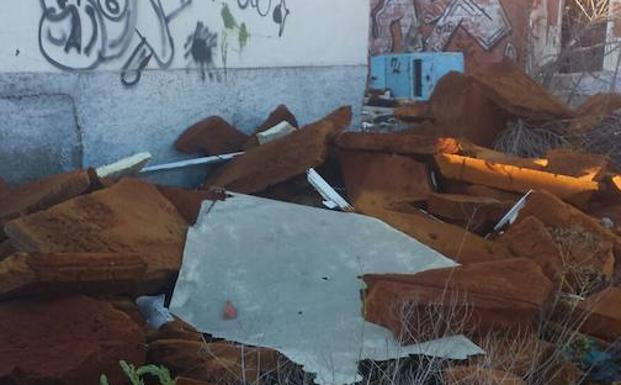 Izquierda Unida denuncia la insalubridad de un solar a escasos metros de las viviendas en el municipio de San Andrés