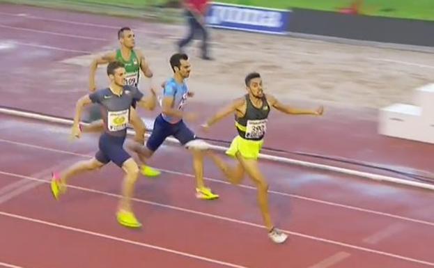 Saúl Ordóñez campeón de España de 800 metros