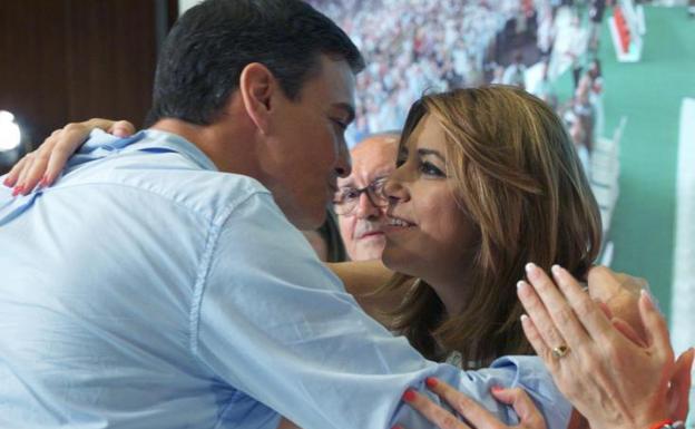 Pedro Sánchez y Susana Díaz mantienen el pulso