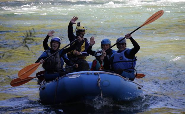 El canal de Sabero-Alejico celebra el Campeonato de España de slalom en aguas bravas