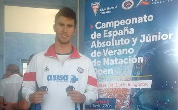 Antoñón, doble subcampeón nacional en Terrasa