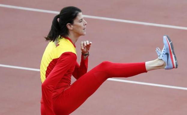 Ruth Beitia, la penúltima opción de medalla para España en Londres