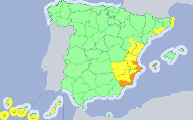 Descenso generalizado de las temperaturas