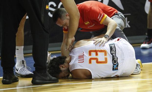 Llull, intervenido de su rodilla derecha