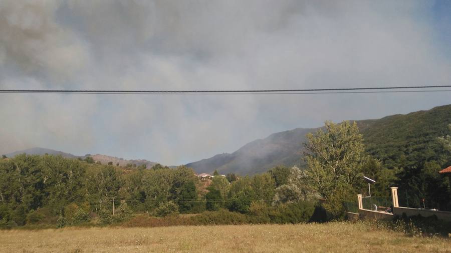 Incendio en Otero de Curueño