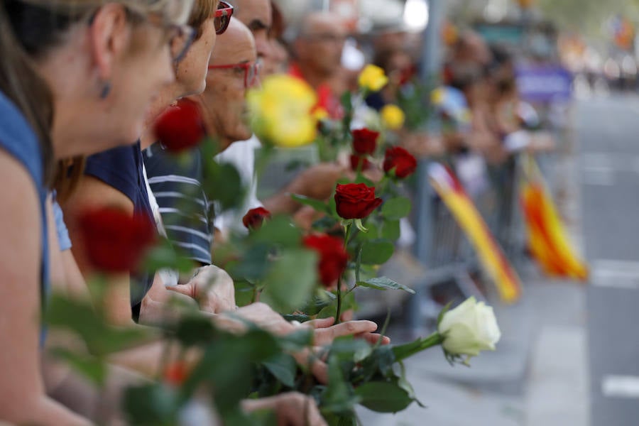 Barcelona se manifiesta contra el terror