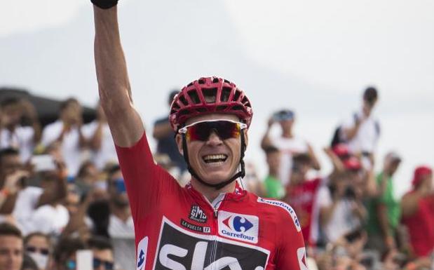 Froome se exhibe en la Cumbre del Sol