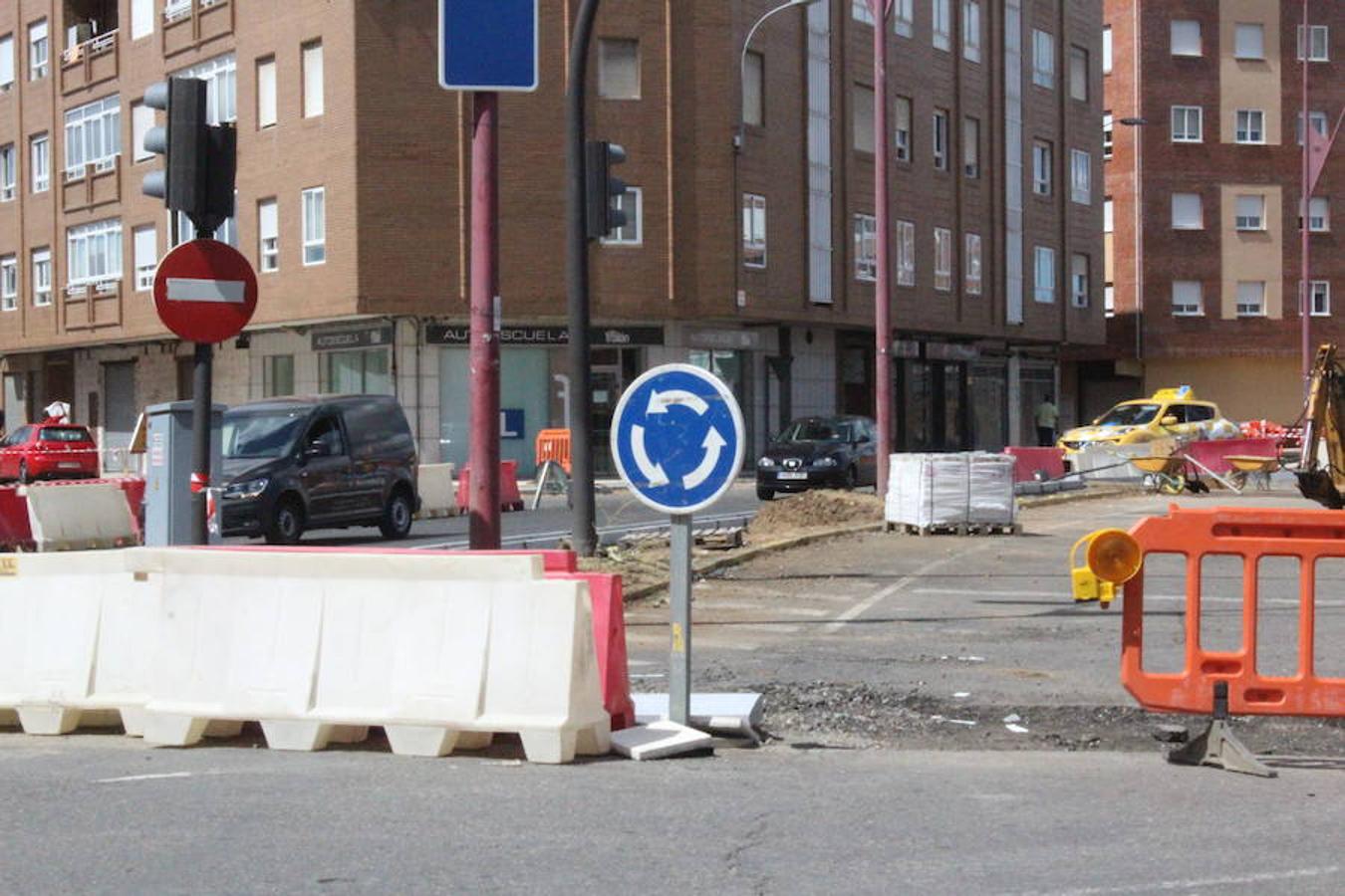 Imágenes de las obras de la avenida Parroco Pablo Díez