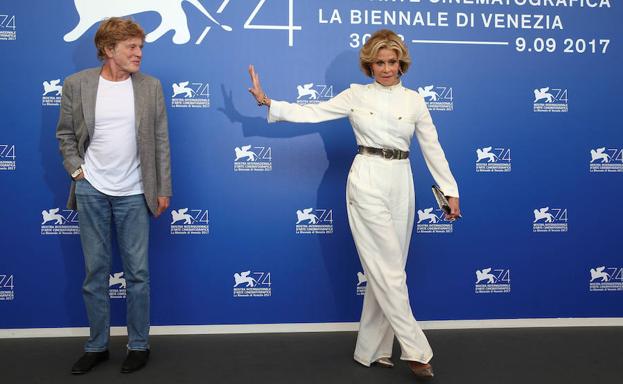 Redford y Fonda apasionan en Venecia con su oda a la madurez