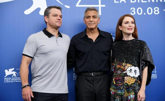 Clooney muestra en Venecia el lado oscuro de la década de los 50
