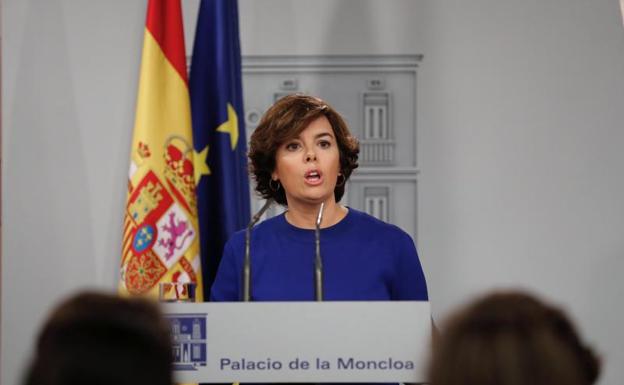 El Gobierno pide actuar contra Forcadell por la tramitación de la ley del referéndum