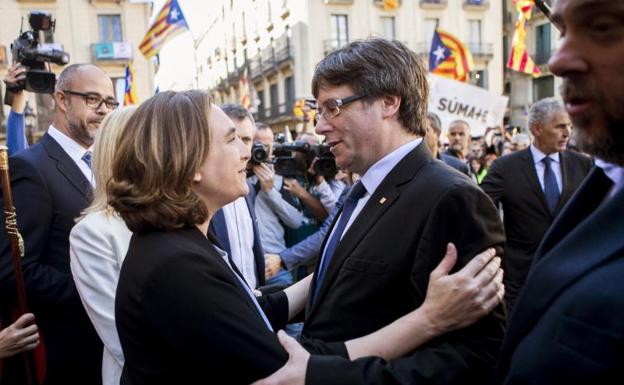 Puigdemont replica a Rajoy: «No subestime la fuerza del pueblo de Cataluña»