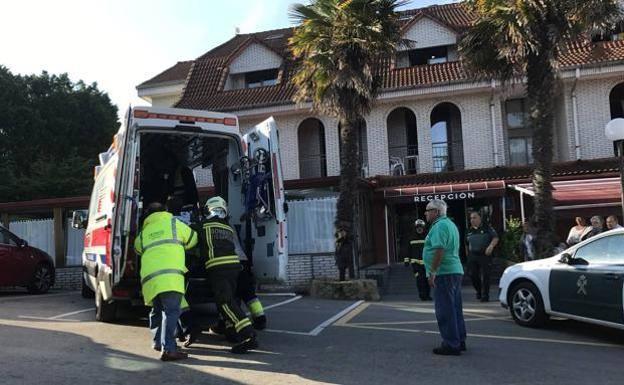 Cinco heridos graves tras una fuga de gas en un hotel de Cantabria