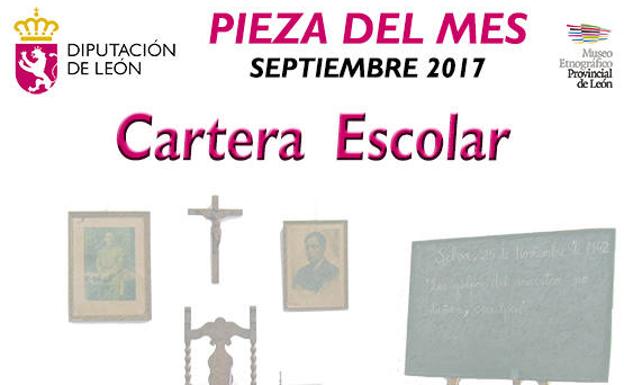 La Diputación presenta 'La cartera. La Escuela de ayer' como pieza del mes