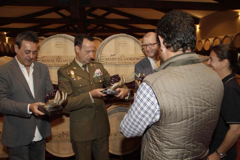 El general Manuel Gorjón, embajador de los vinos de Dehesa de los Canónigos