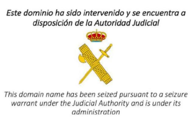 La Guardia Civil ha bloqueado esta madrugada 150 webs del referéndum