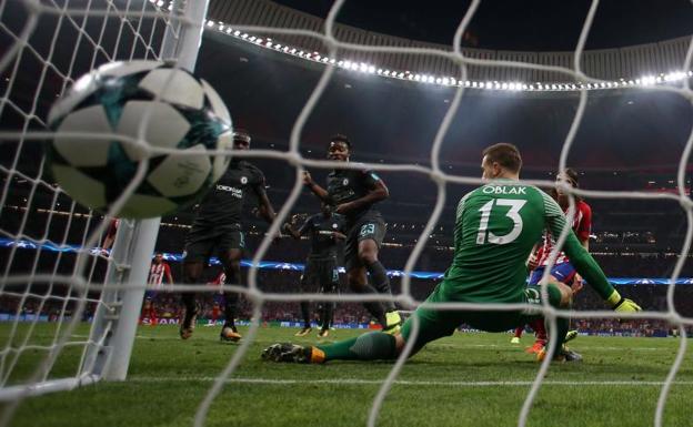 El Chelsea tumba al Atlético con un ‘gol de oro’