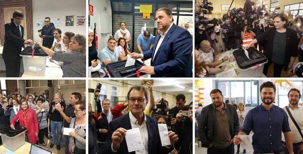 Los líderes separatistas consiguen votar