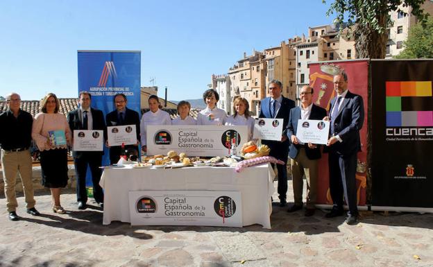 Cospedal, Del Bosque y Camacho, detrás de la candidatura de Cuenca a Capital Gastronómica 2018