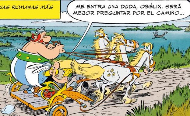 Astérix y Obélix, a la carrera