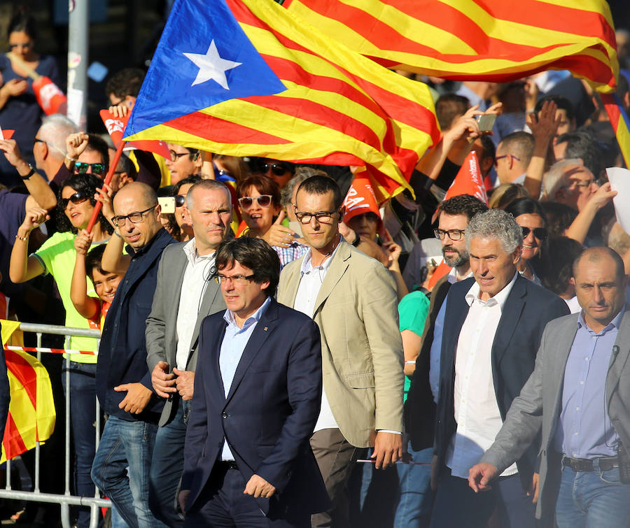 La manifestación de Barcelona, en imágenes