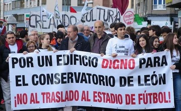 León por un Conservatorio Digno señala la «escasez» de espacio y profesorado en el proyecto del nuevo Conservatorio de León