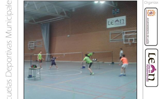 Ochenta alumnos participarán en la competición de bádminton de las EDM de León