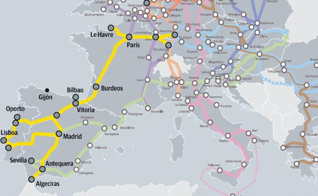 El lobby del Noroeste logra que Bruselas abra la puerta a las conexiones ferroviarias del corredor Atlántico