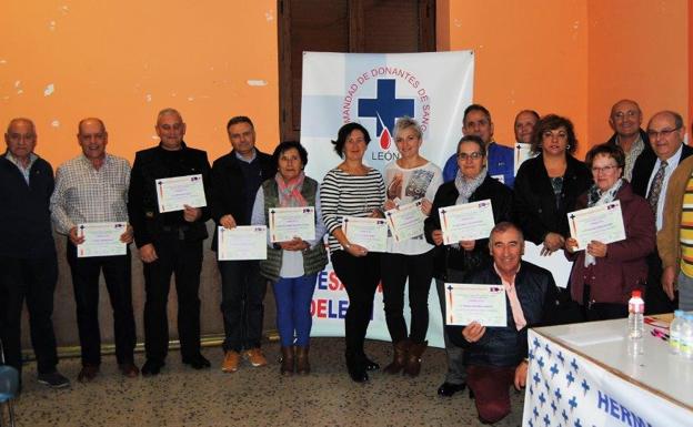 Donantes de Sangre de León celebra su Asamblea Comarcal del Órbigo