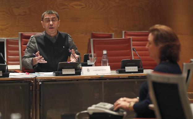 El leonés Luiz Aznar y Monedero se enzarzan en el Senado por la financiación de Podemos