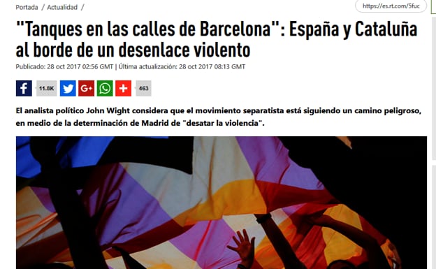 El Gobierno español acusa por primera vez a Rusia de interferir en la crisis catalana