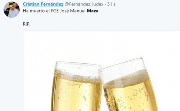 Podem inicia los trámites para expulsar a dirigente que celebró en Twitter la muerte de Maza