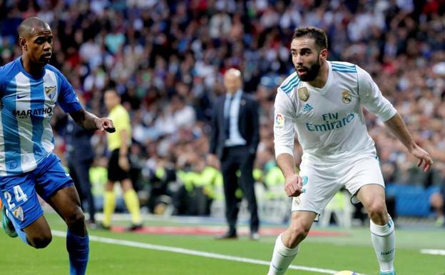 Carvajal: «Los dos primeros goles del Málaga son fallos nuestros»