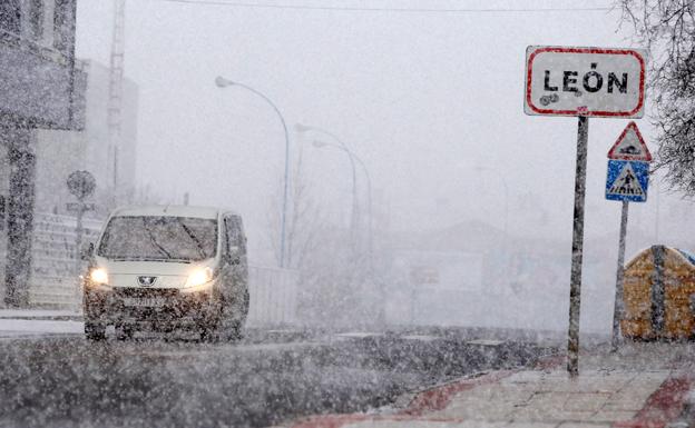 La nieve podría alcanzar León capital durante el fin de semana