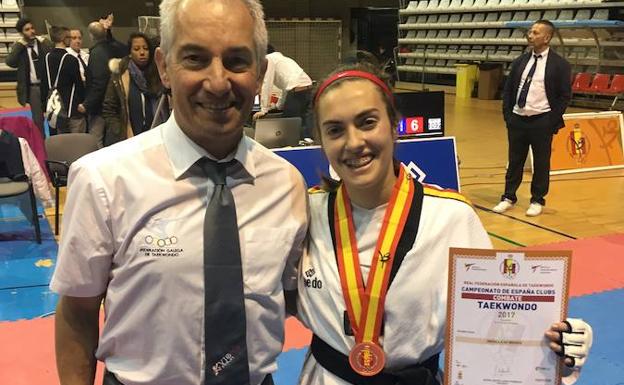 Una leonesa, bronce en el Campeoanto de España por clubes de taekwondo