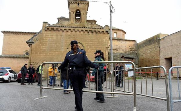 Llegan a Sijena las obras procedentes del Museo de Lérida, aunque falta una