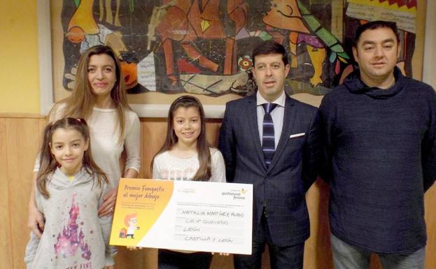 Gas Natural premia a dos proyectos leoneses en su concurso de dibujo infantil sobre buenas prácticas de consumo de gas en el hogar