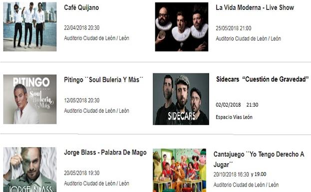 Agenda cultural para el 2018 en la capital leonesa