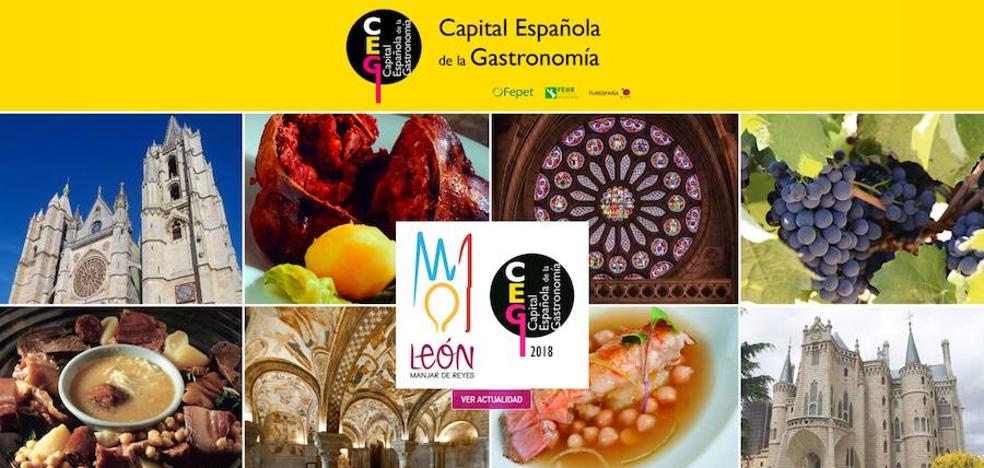 Ya se puede consultar la web oficial de León Capital Española de la Gastronomia 2018