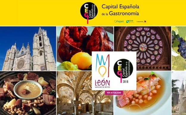 Ya se puede consultar la web oficial de León Capital Española de la Gastronomia 2018