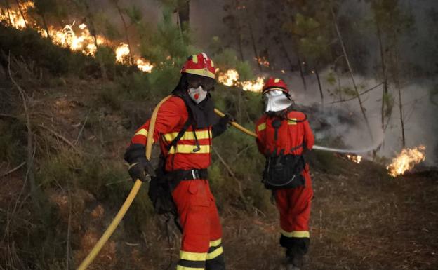 Un batallón contra el fuego