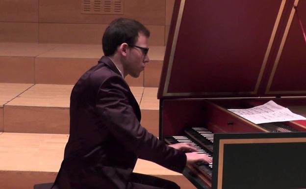 El clavecinista leonés Palanca recala en el conservatorio Cristóbal Halffter en la nueva temporada de Juventudes Musicales