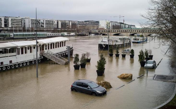 El desbordamiento del río Sena, en imágenes