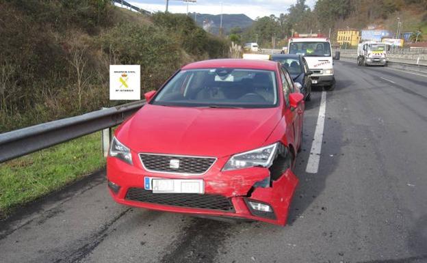 La Guardia Civil localiza al leonés responsable del vertido de carbón que causó un accidente en la A-66 en diciembre