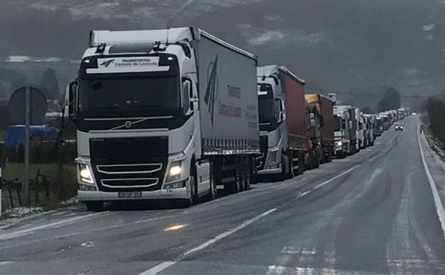 Corte total en la autovía A-67 en Cantabria