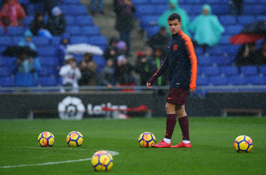 Los mejores momentos del Espanyol-Barcelona, en imágenes