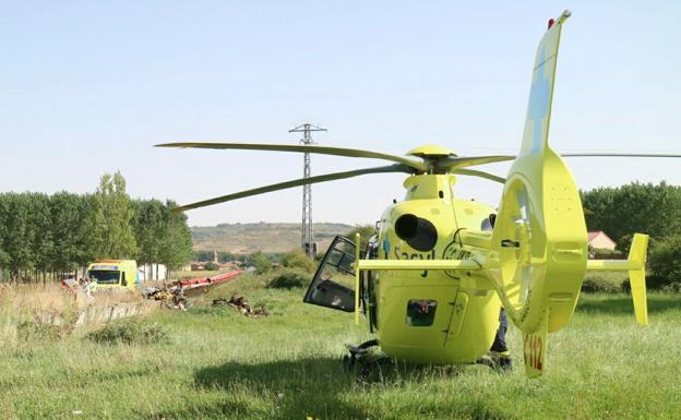 Podemos lleva al Congreso de los Diputados las limitaciones de vuelo al helicóptero del Sacyl